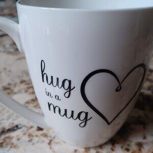 NWOT HUG IN A MUG COFFEE MUG